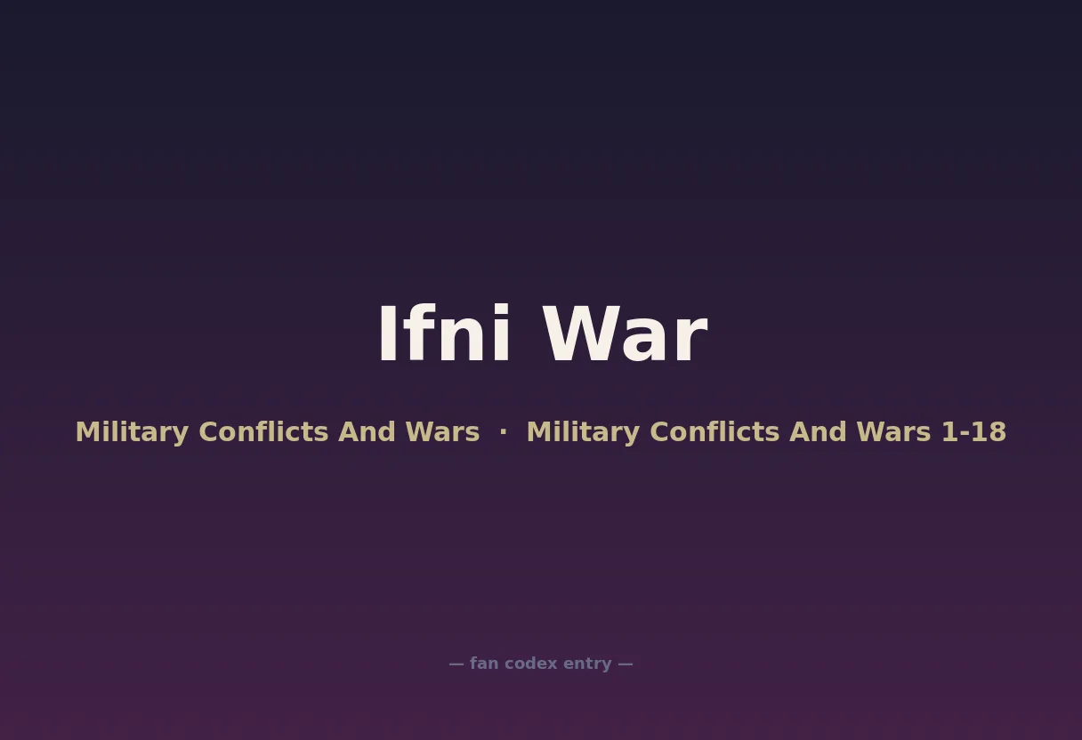 Ifni War