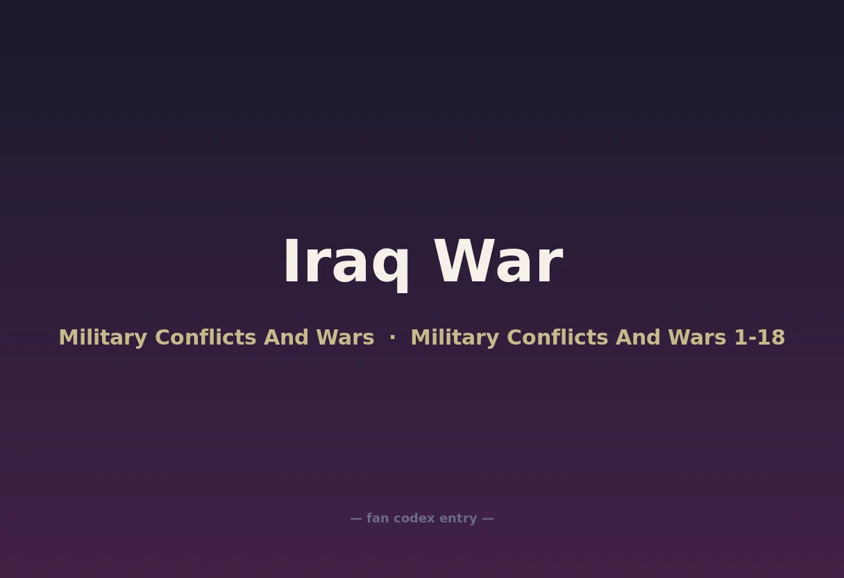 Iraq War
