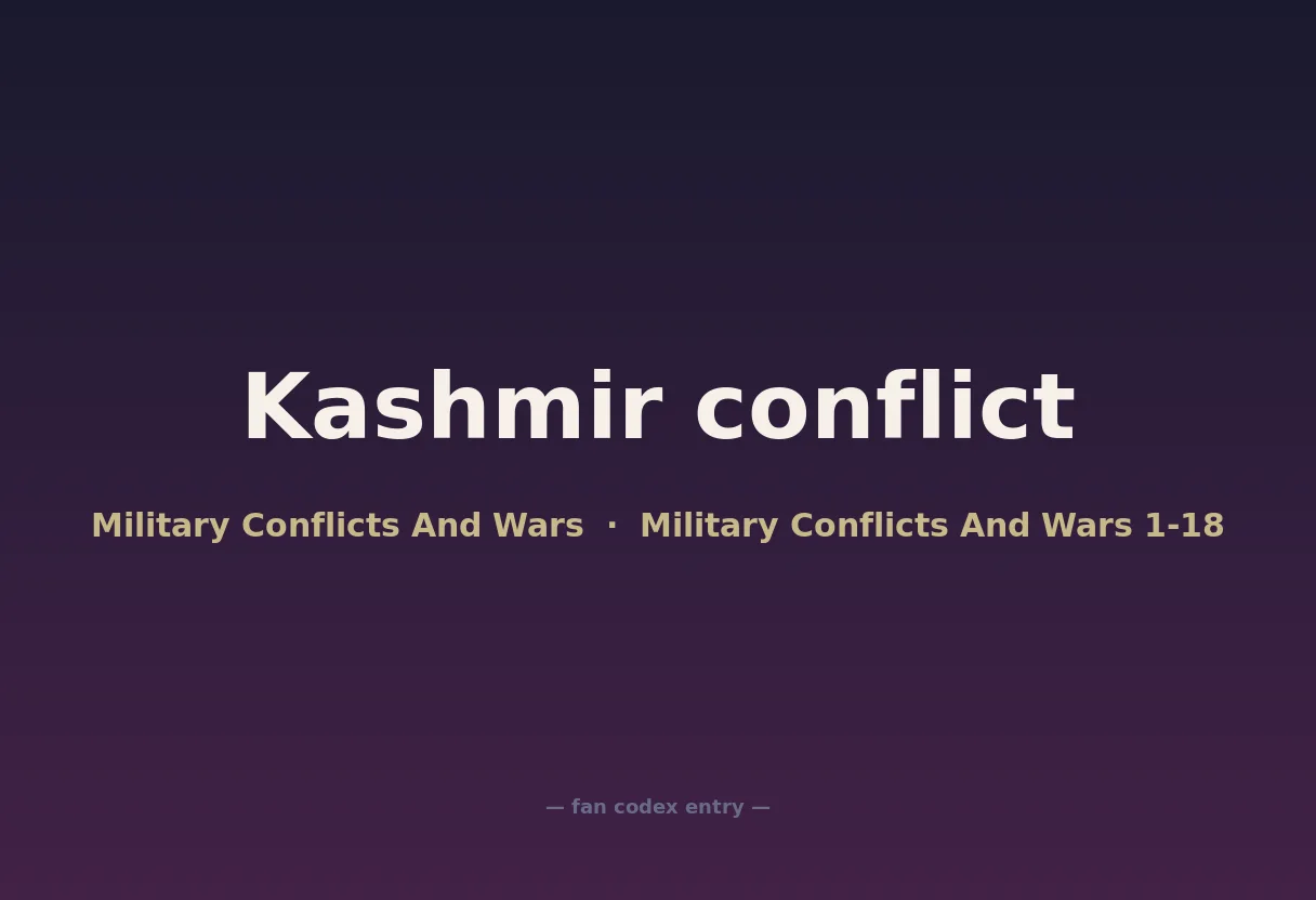 Kashmir conflict